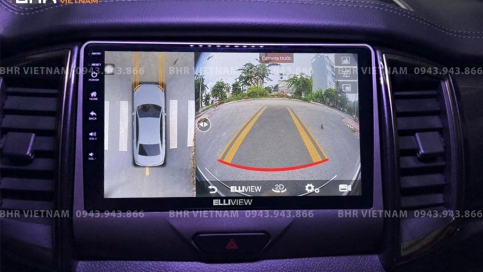 Màn hình DVD Android liền camera 360 xe Ford Everest 2016 - nay | Elliview S4 Premium